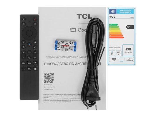 4K (Ultra HD) Smart телевизор TCL 75A400